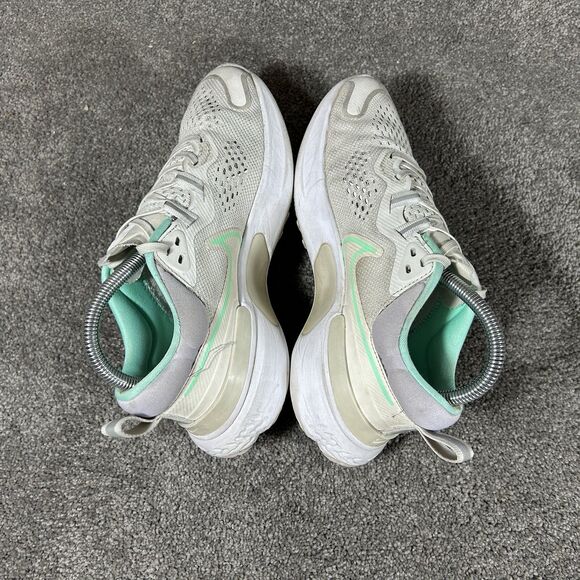 Nike React Miler 2 CW7136-002 Women's Size 7.5 White Mint Green Running Shoes - Picture 8 of 13